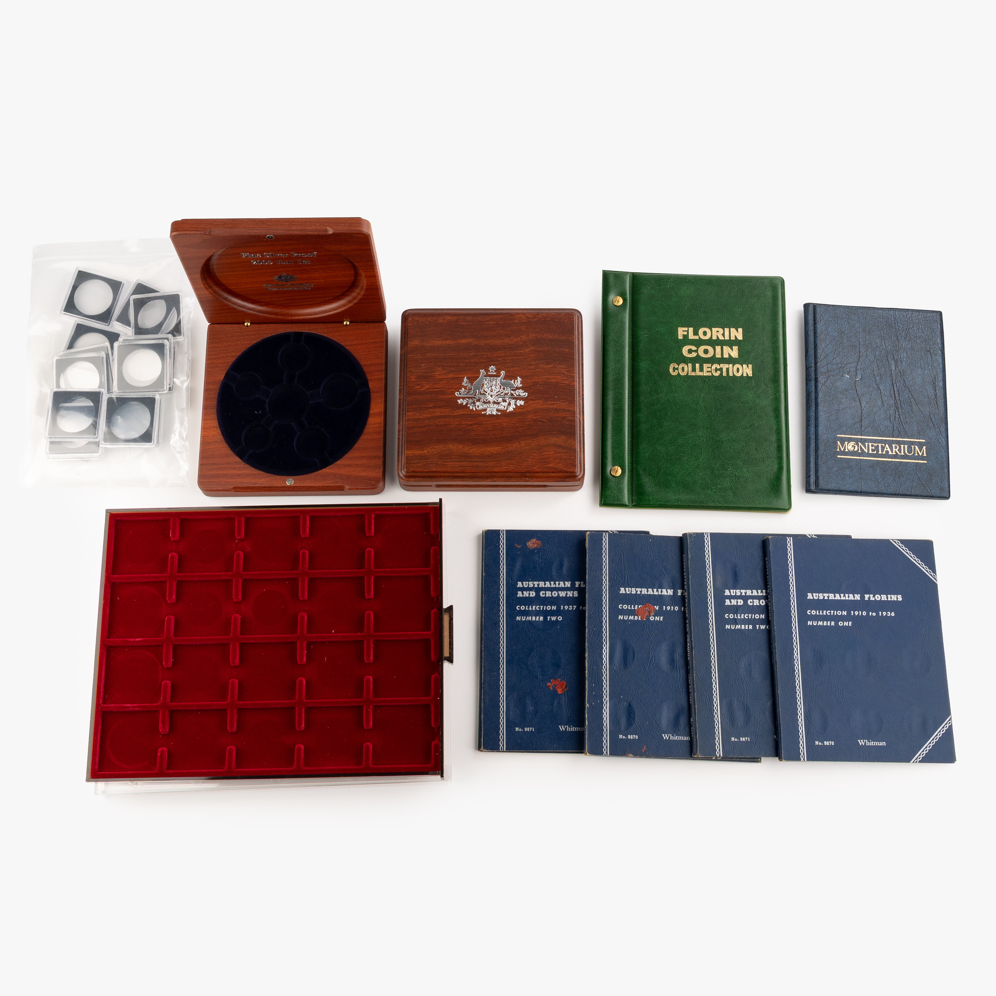 Monetarium, VST & Whitman Albums, Florins - Crown, 1910 - 1963