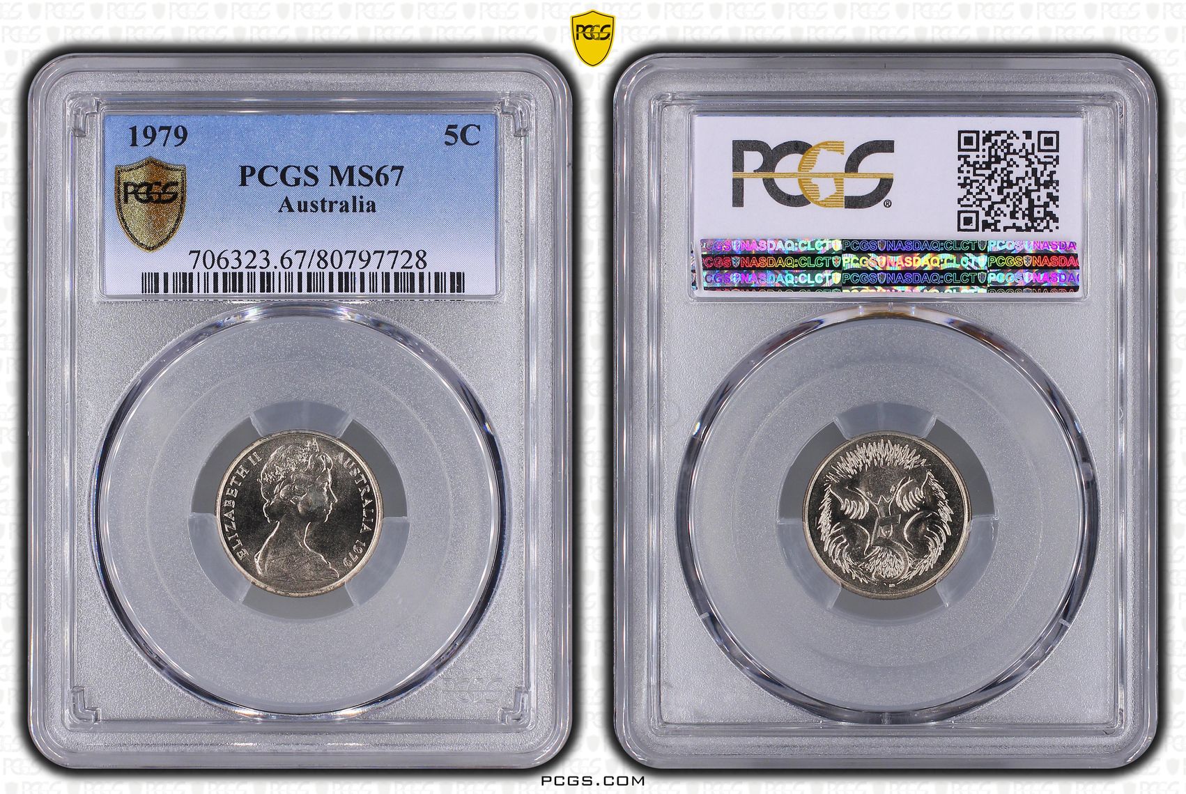 301 · Five Cent, 1979, PCGS MS67