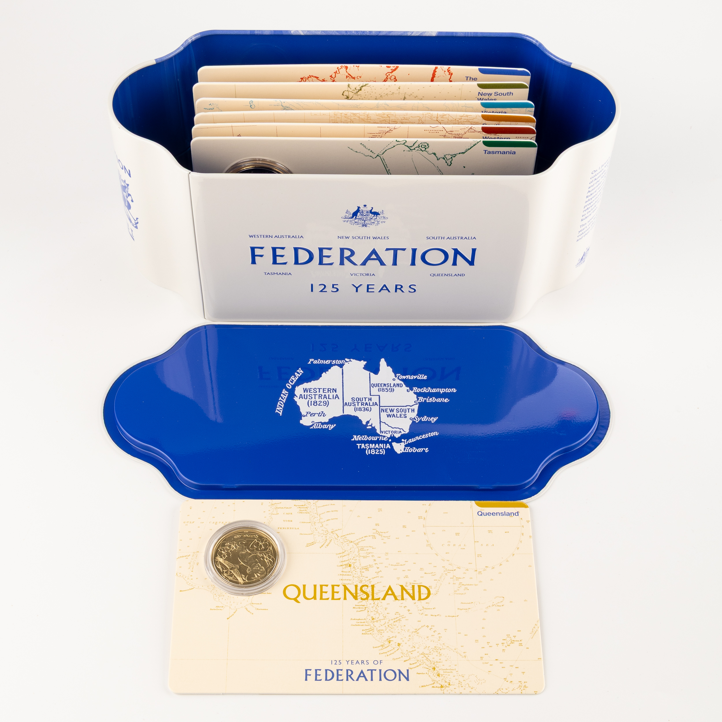 Charles III, RAM - Federation 125 Years, Twenty Five Cents - One Dollar, 2026, UNC