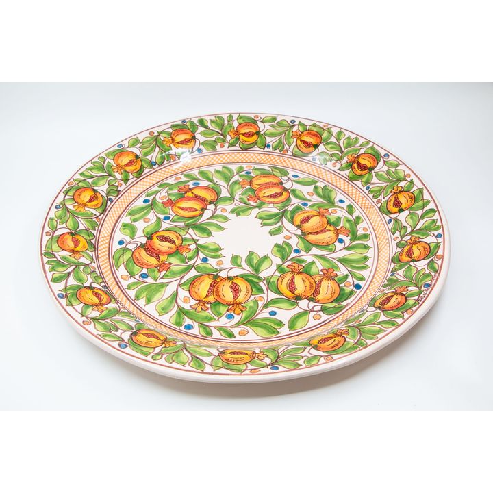 Andolina, Caltagirone (Sicilian ceramics) - Impressive large hanging platter
