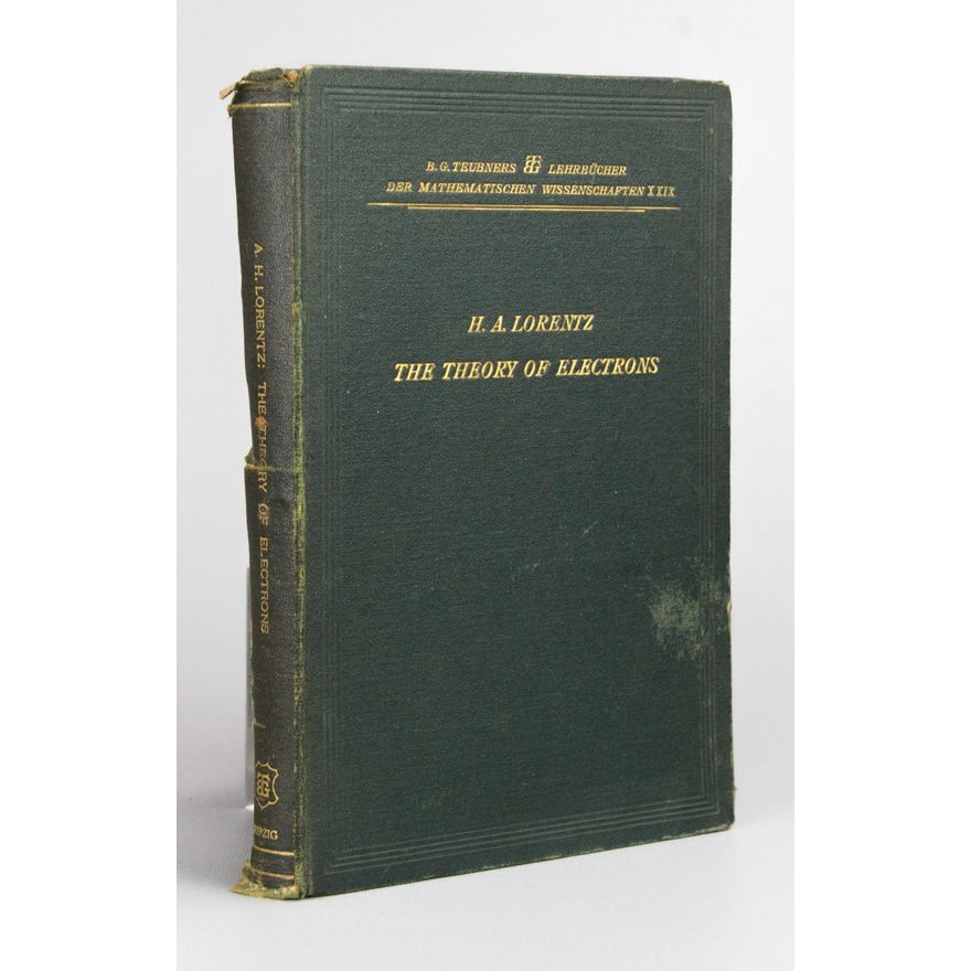 Famous physics book (1909), owned by Leigh Page