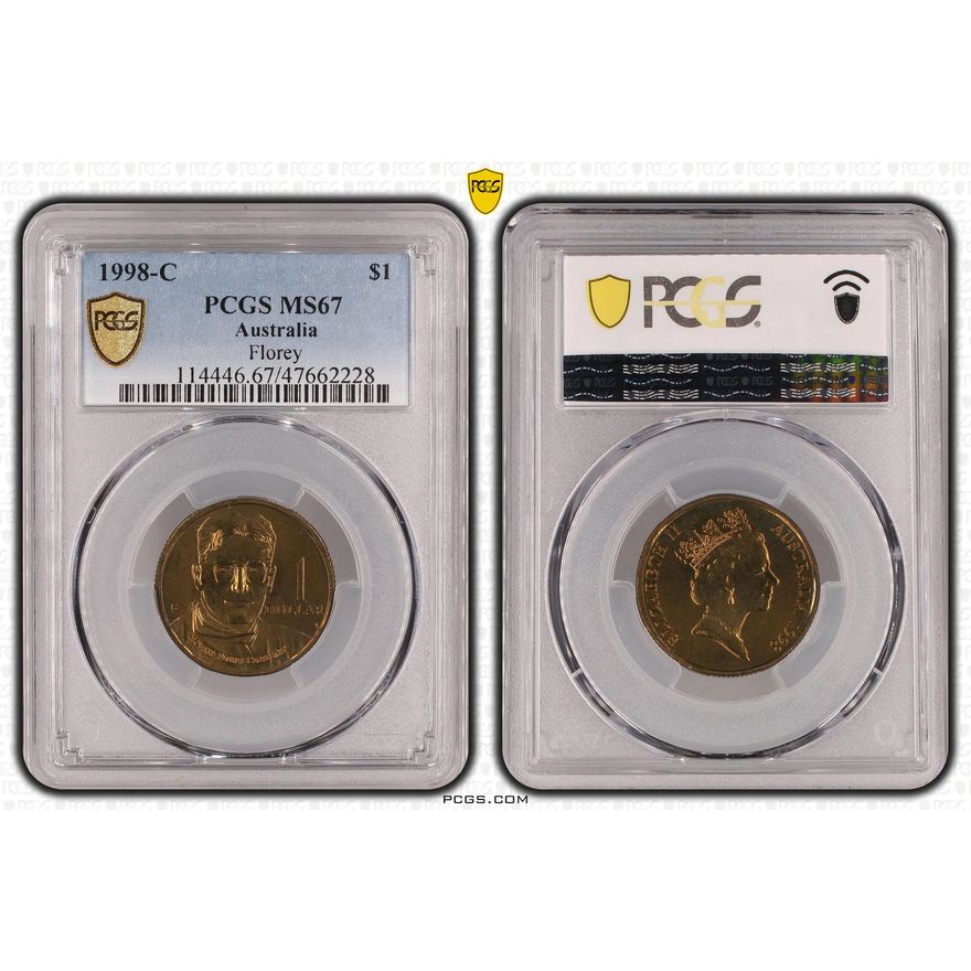Florey, One Dollar, 1998-C, PCGS MS67