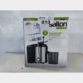 SALTON - STAINLESS STEEL JUICER - 855434