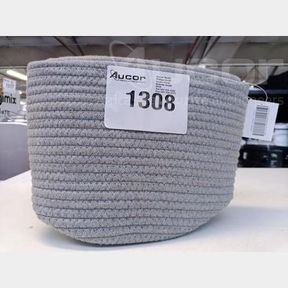 Cotton rope storage basket - grey-51661/1722 | SJ B1 (S4)CB