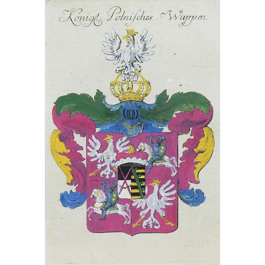 POLSKIE HERBY KRÓLEWSKIE, KONIEC XVIII W.
