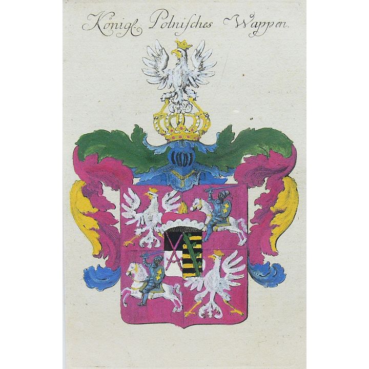 POLSKIE HERBY KRÓLEWSKIE, KONIEC XVIII W.