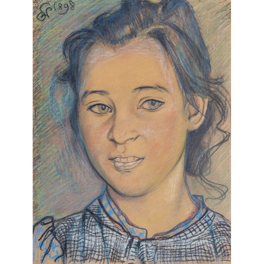 Stanisław Wyspiański | Portret dziewczyny, 1898 r.