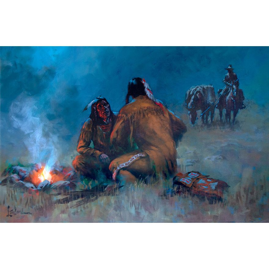 Pow Wow by Lyle Tayson Sr. (1924-2014)