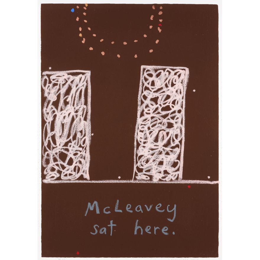 John Reynolds 'McLeavey sat here #35'