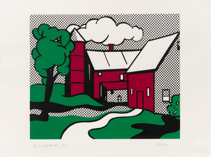 Roy Lichtenstein
(American, 1923–1997)
Red Barn, 1969