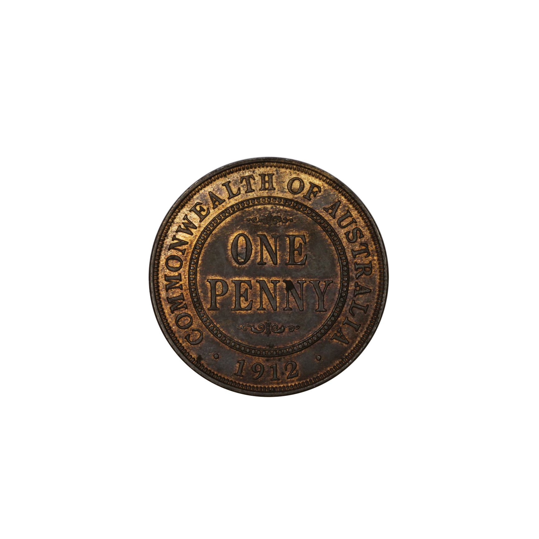 907. · George V, Penny, 1912H, aUNC