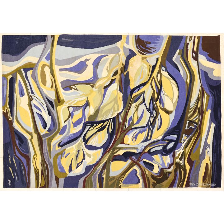Mary Dambiermont ''November'' Wool Tapestry