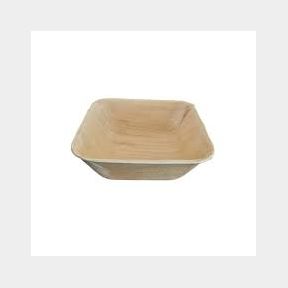 Eco-Friendly Palm Leaf Partyware - 14cm Square Deep Bowls - Pack of 10 -- bar -9902069304543- 51736/3555 SN B1 (S5)
