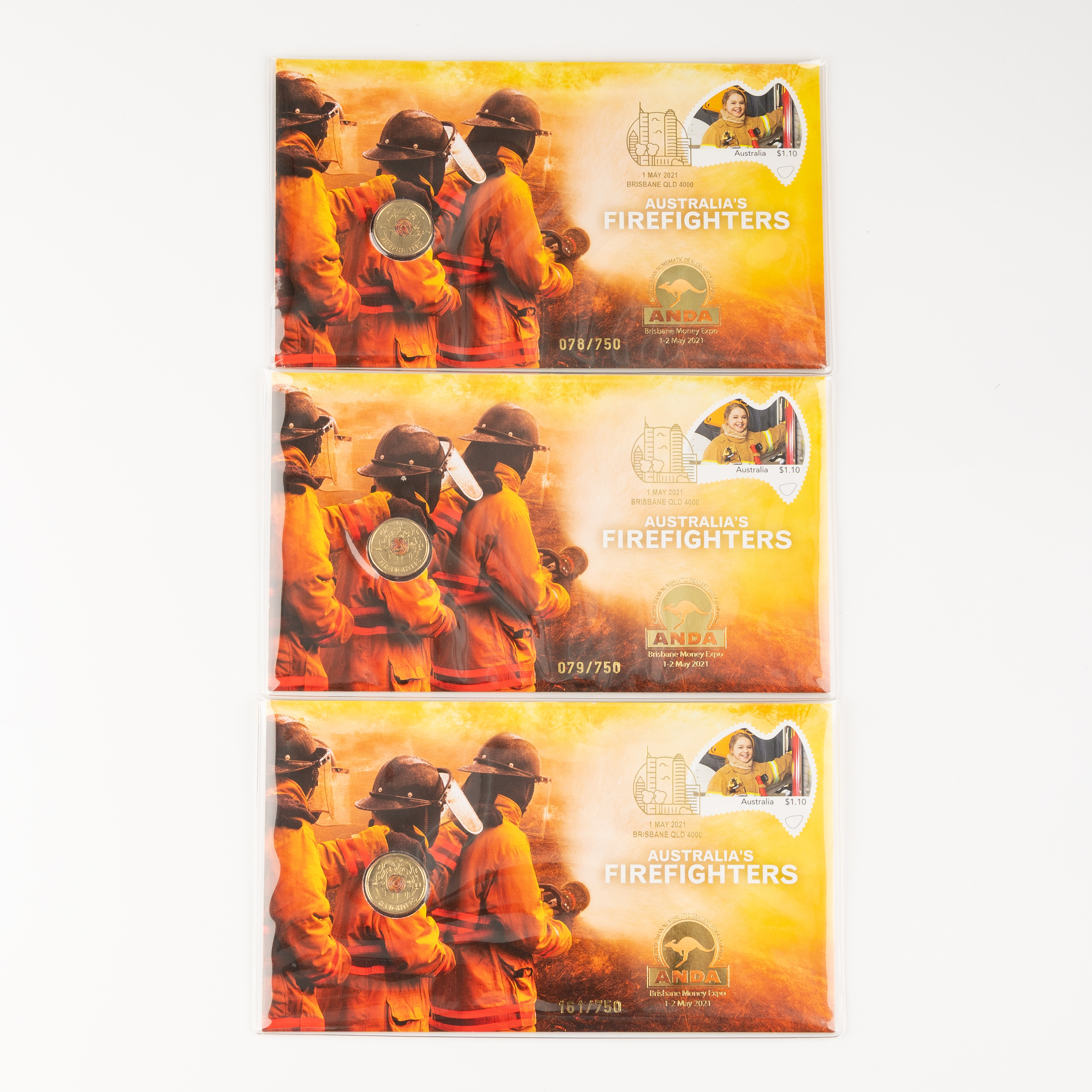 Elizabeth II, ANDA - Australia's Firefighters, Two Dollars, 2020, UNC