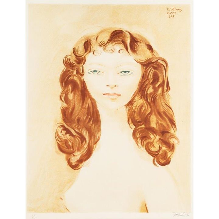 Mojżesz Kisling | Portret rudowłosej