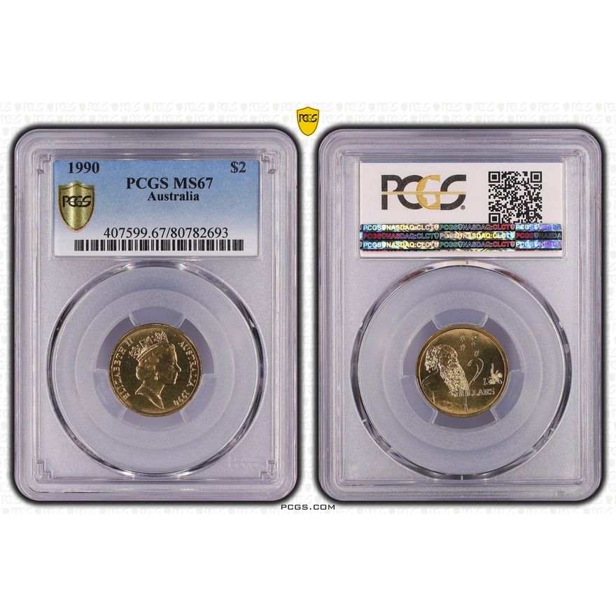 Two Dollar, 1990, PCGS MS 67