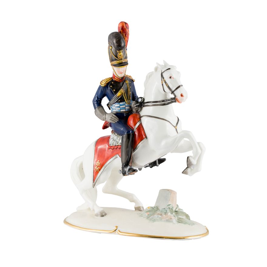 Figura kawalerzysty pułku artylerii, Nymphenburg, po 1910