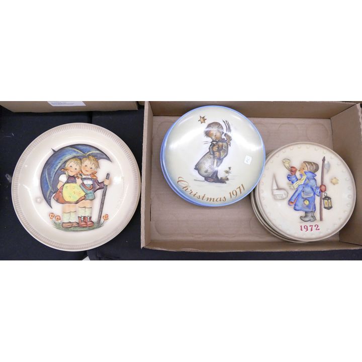 9pc Hummel Collectors Plates circa 1970's