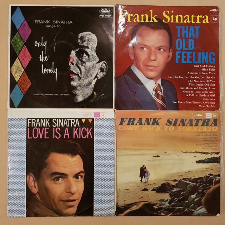 Frank Sinatra Vinyl Records (x4)