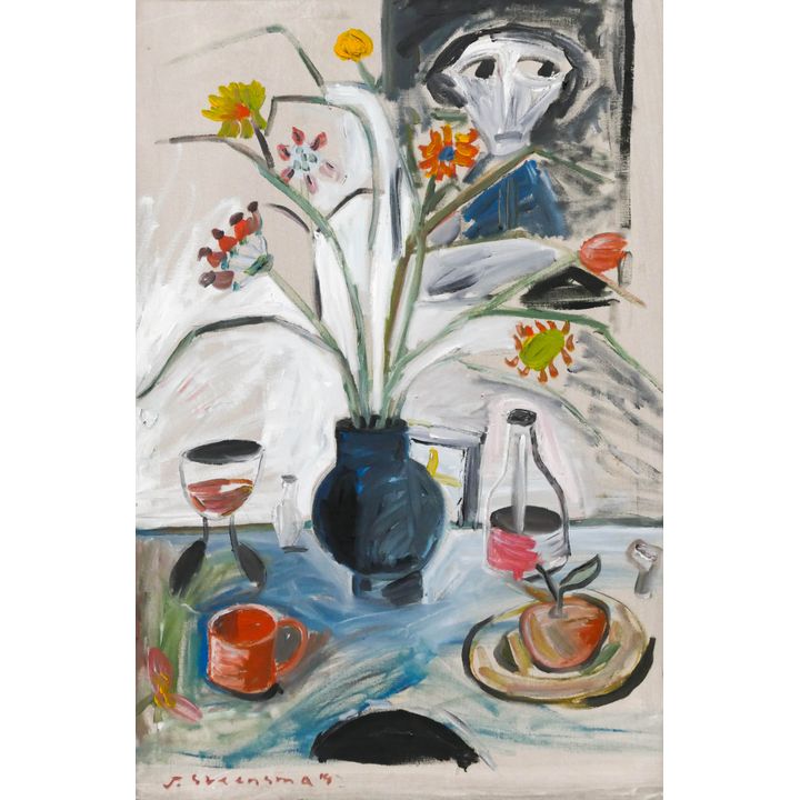 Jay Steensma ''Still Life Portrait'' 1991 Oil