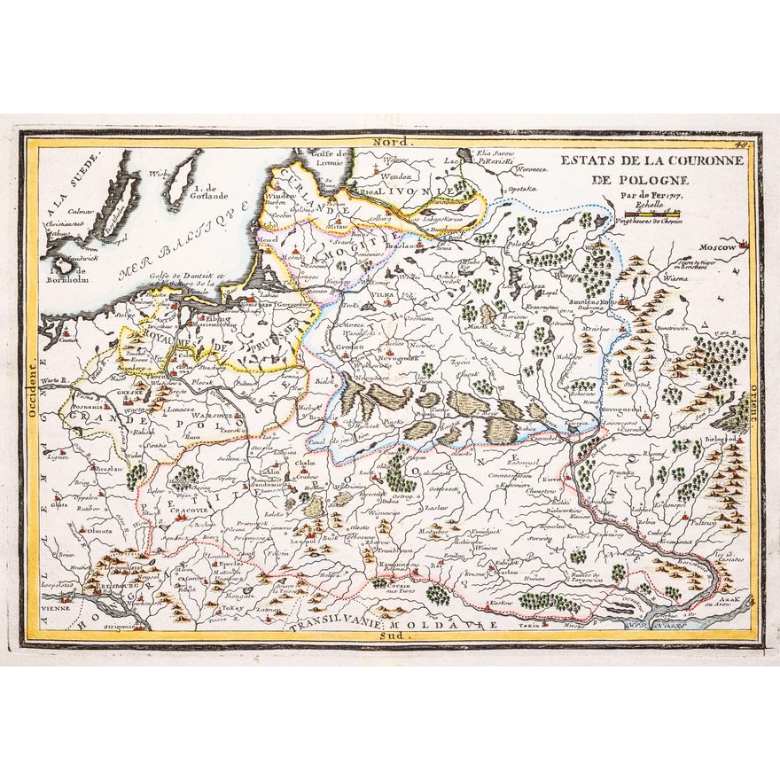 Nicolas de Fer | Estats de la Couronne de Pologne