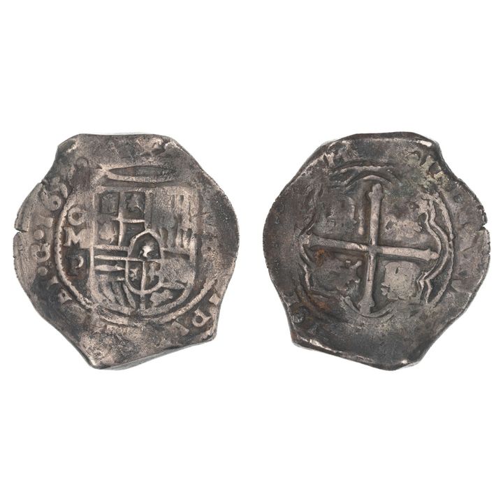 Colonial Mexico, Philip IV, Silver Cob, Eight Reales, 1650 - 1659, Good