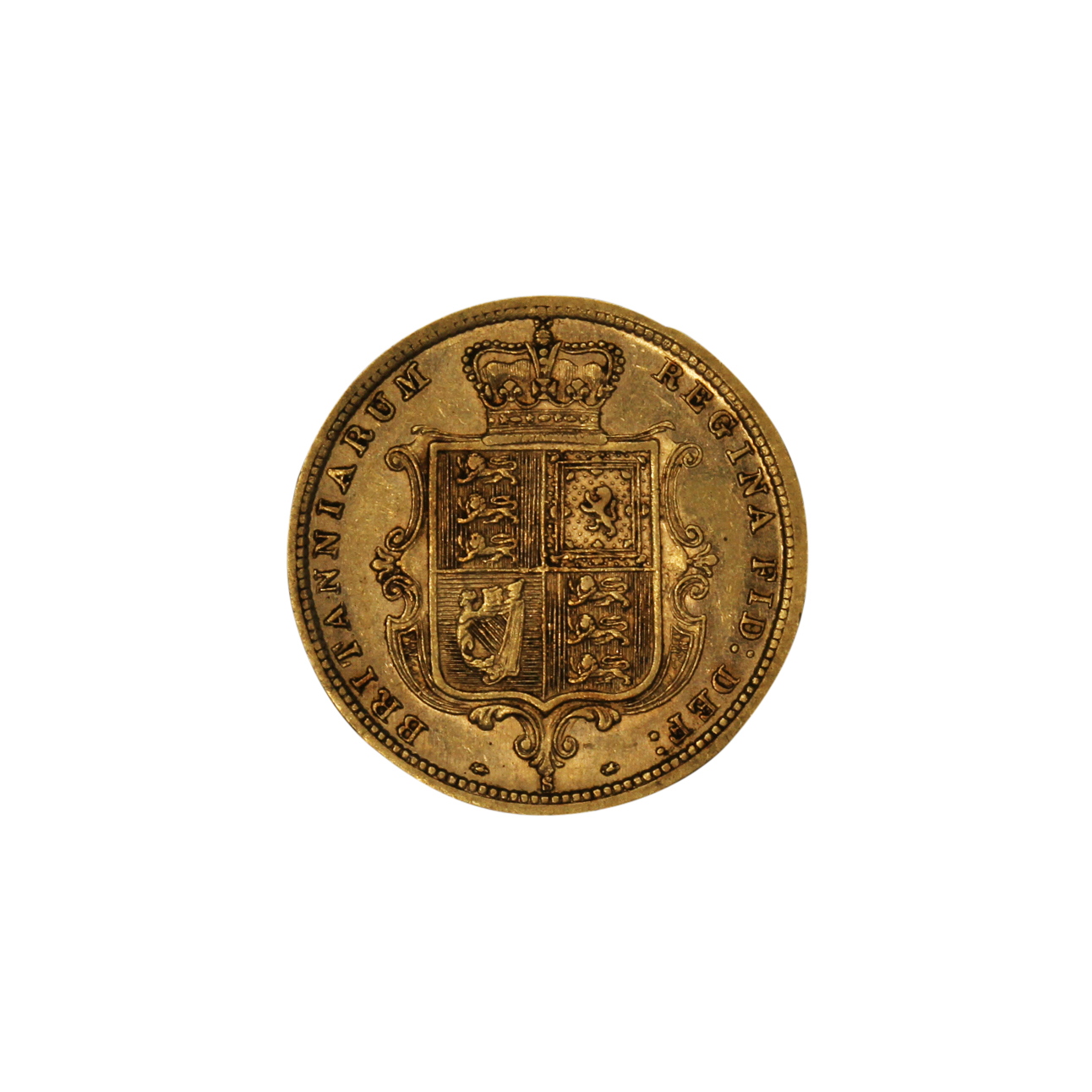 1190. · Victoria, Half Sovereign, 1883-S, aVF