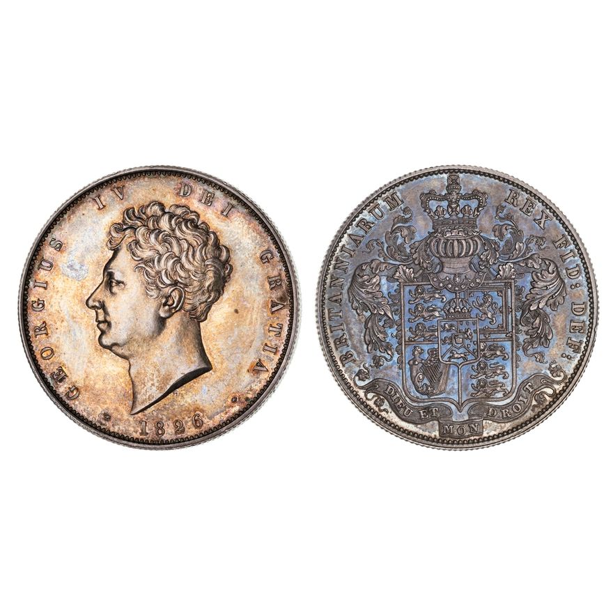 NGC PF63 | George IV (1820-1830), 'Chantrey's' Proof Halfcrown, 1826