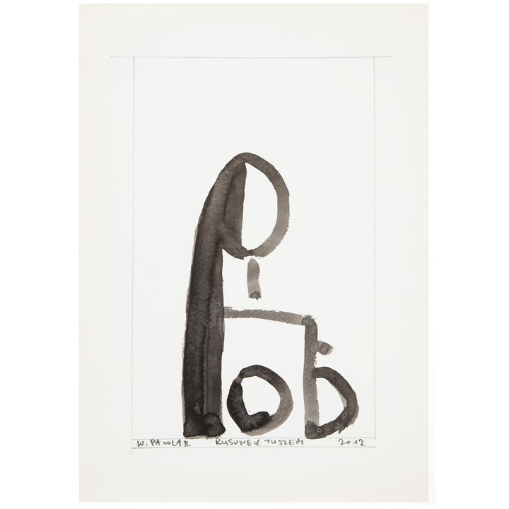 Włodzimierz Pawlak | Rysunek tuszem, 2012