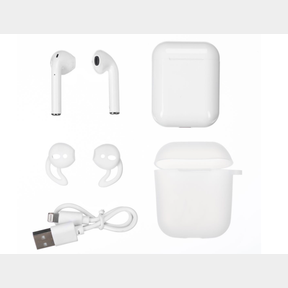 POWERUP EARPODS WITH CLEAR SILICONE CASE