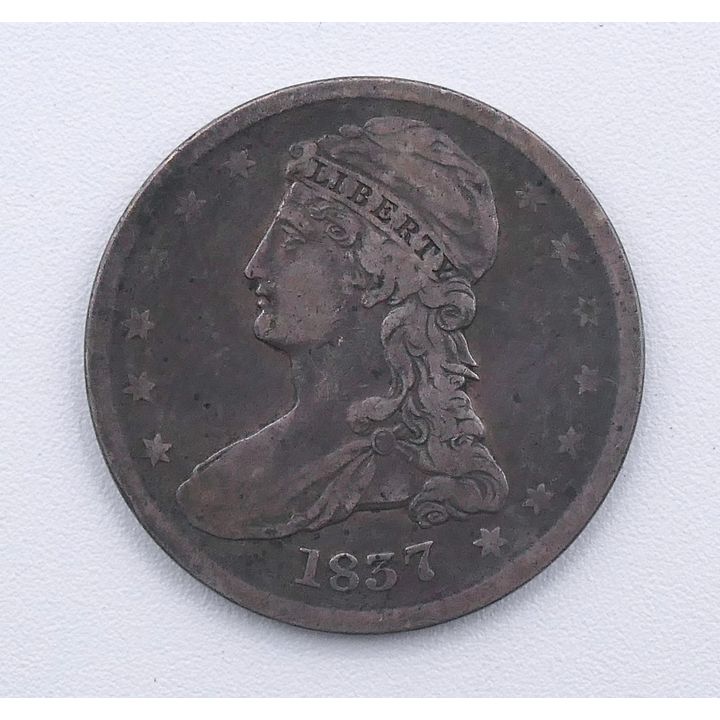 1837 US Capped Bust Silver Half Dollar