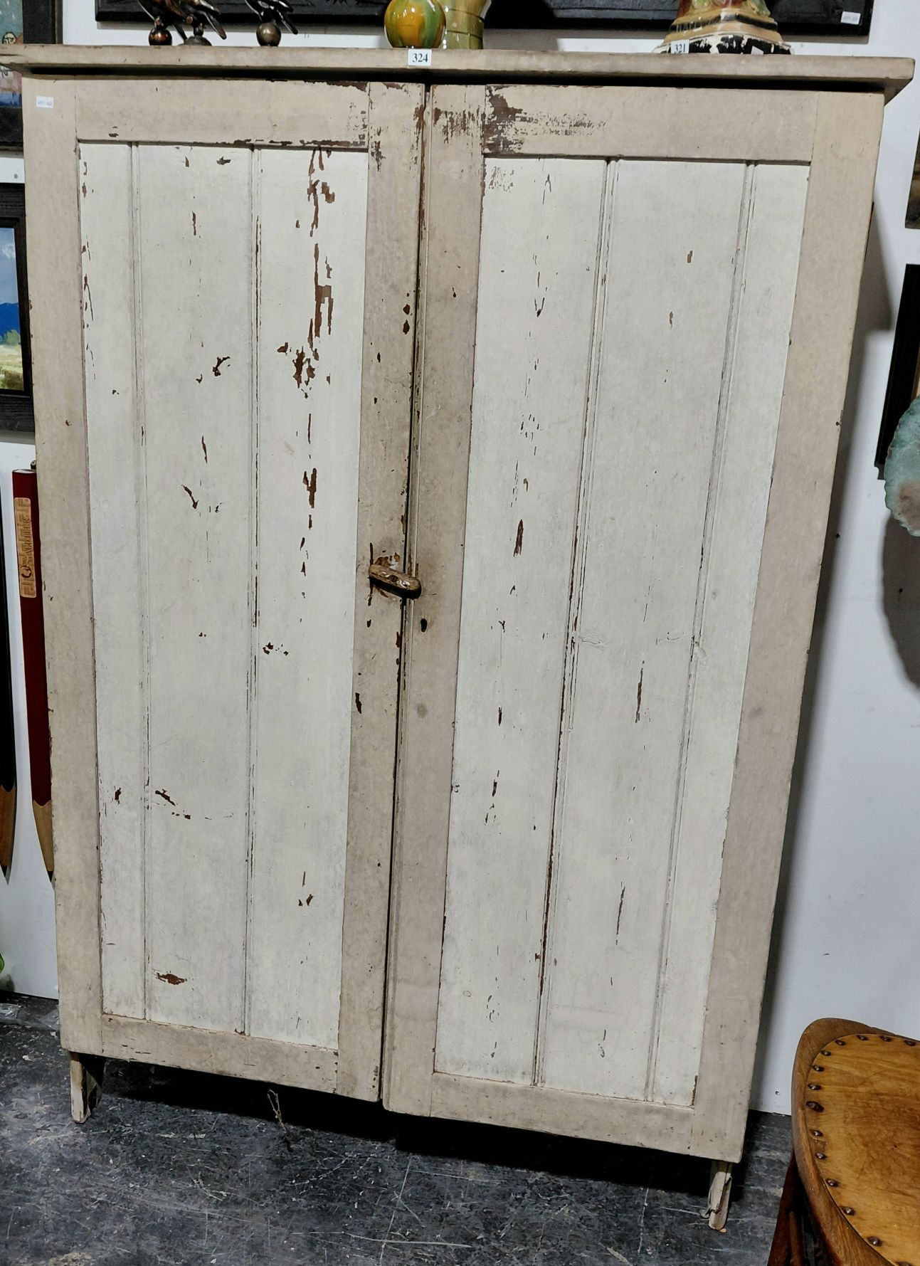 324 · RUSTIC COLONIAL CUPBOARD