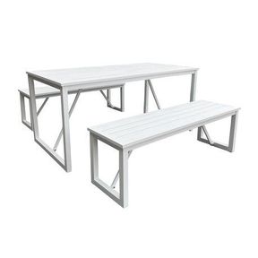 George + Mason Table + Bench Set Connecting pieces do not fit inside|