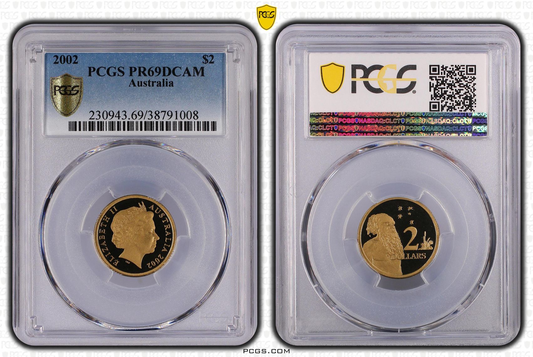Two Dollar, 2002, PCGS PR69DCAM