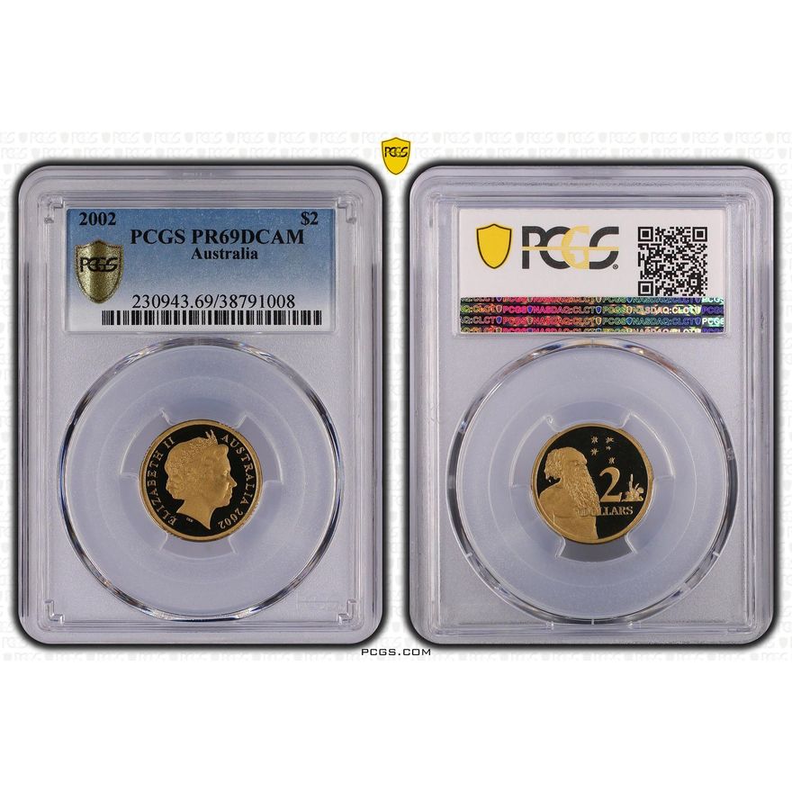 Two Dollar, 2002, PCGS PR69DCAM