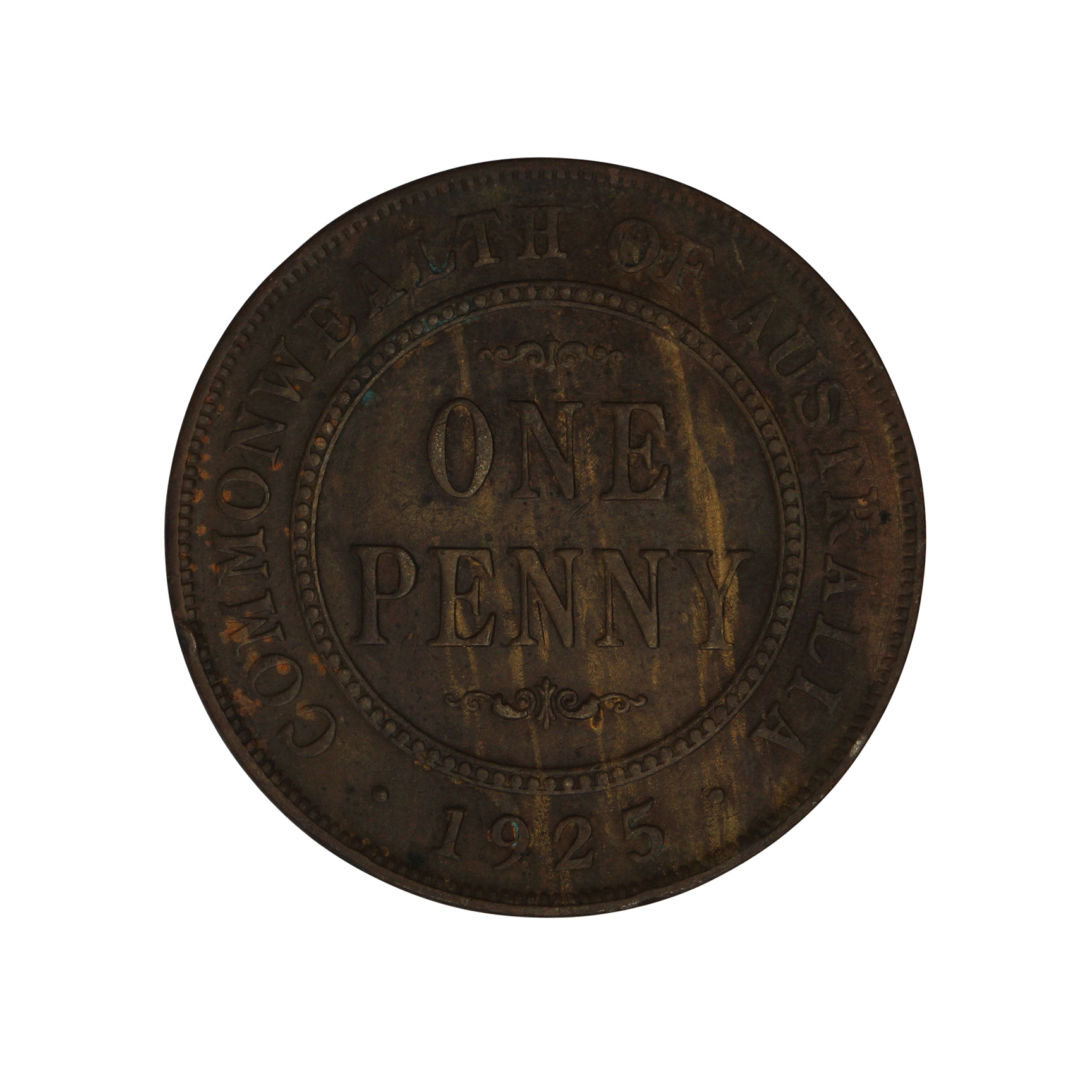 George V, Penny, 1925, Fine