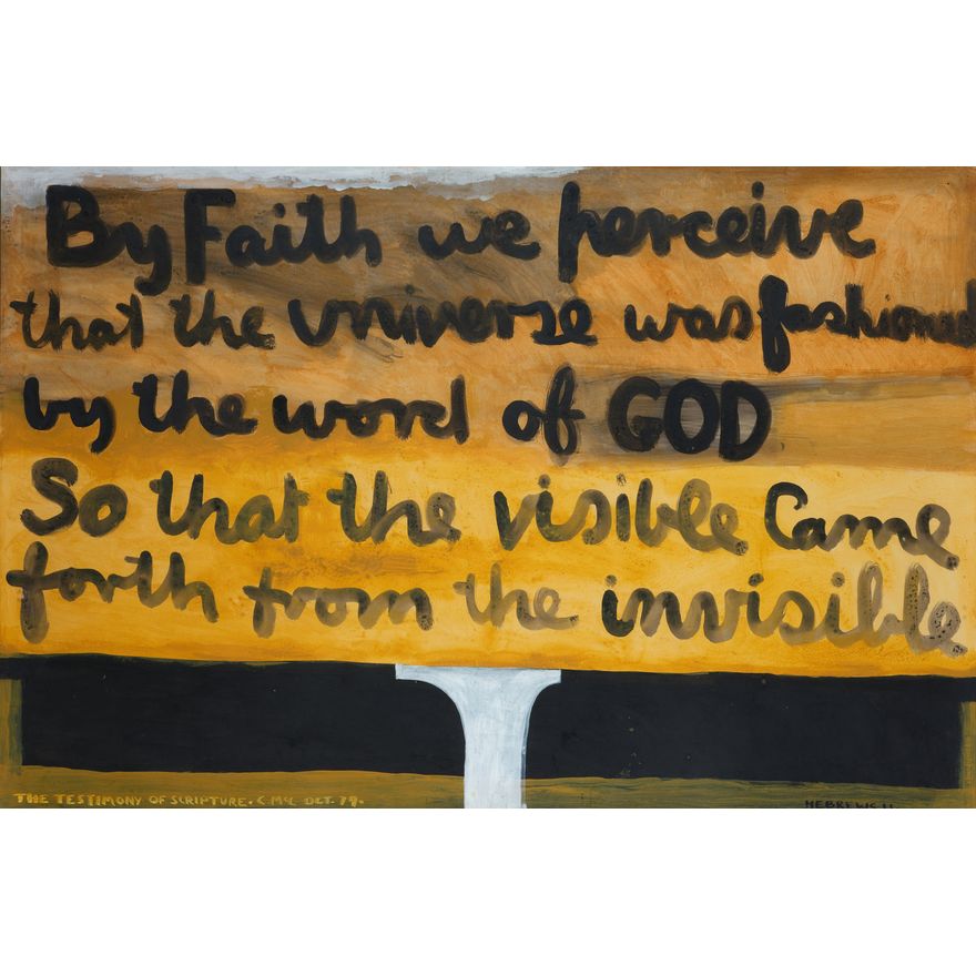 Colin McCahon 'The Testimony of Scripture No. 2'