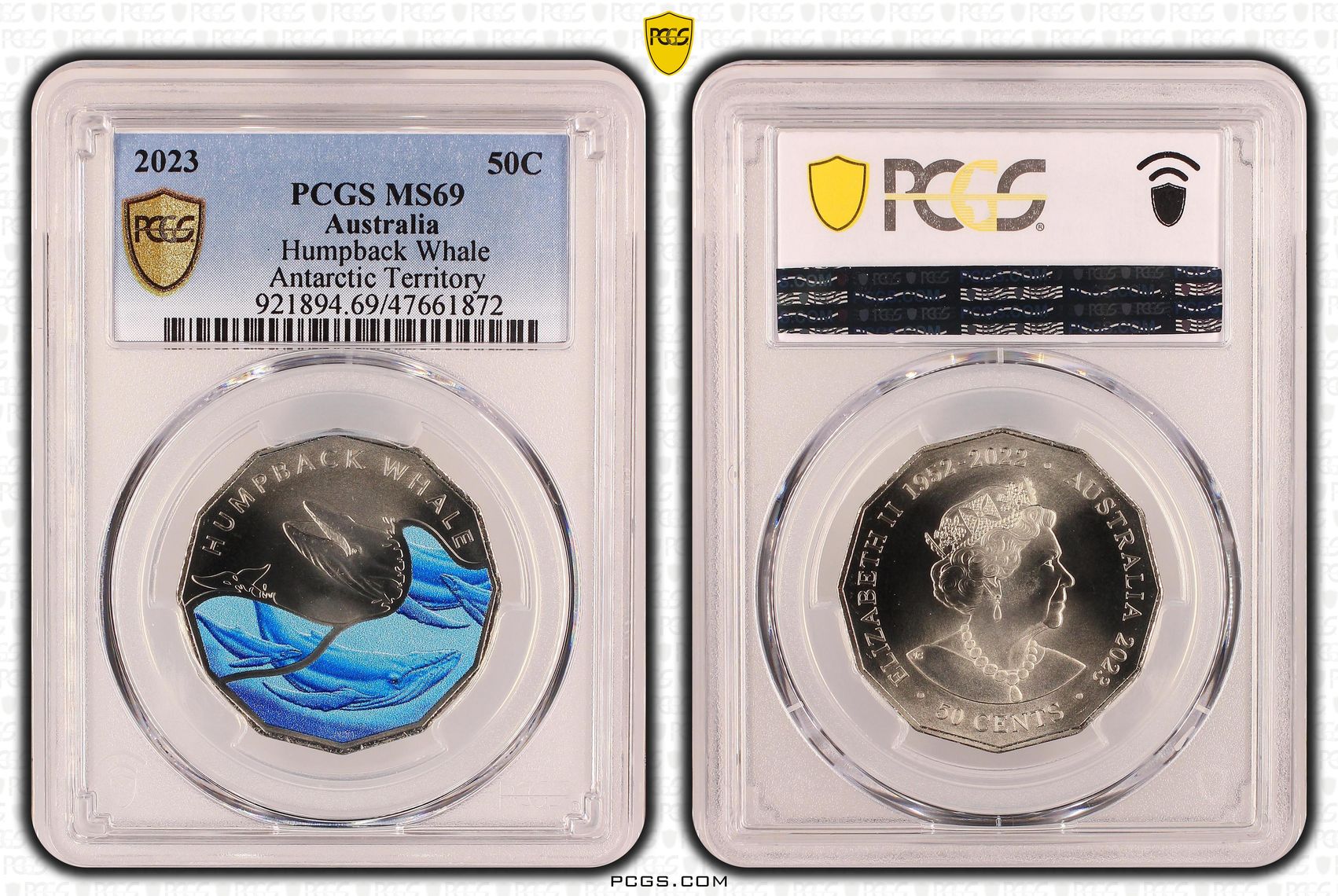 Fifty Cent, 2023, PCGS MS 69