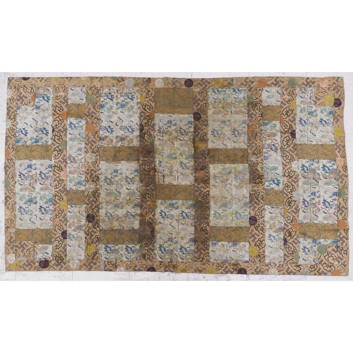Japanese Edo Silk Kesa Buddhist Robe
