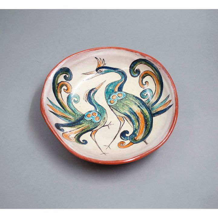 Elizabeth Lissaman - Hand painted wall plate