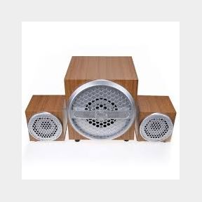 Jiteng S-908F 2.1 Bluetooth LED Gaming Wood Look Speaker Subwoofer System -Bar 9902157080052- 51745/24886 SN B1 (S8)