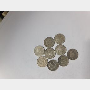 12.32 OF SILVER SUID AFRIKA 3PENCE PIECES - 50692/291