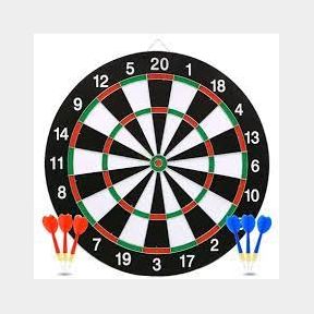 Mitzuma Dartboard Game Set with Six Darts (Slighlty Used)-50582/9750 (B1 S4)
