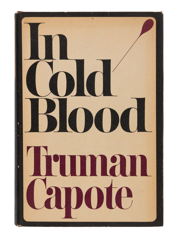 CAPOTE, Truman. In Cold Blood. FIRST EDITION. 