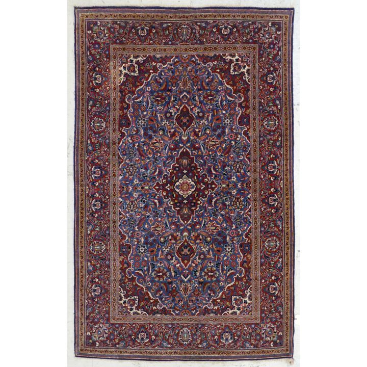 Semi Antique Persian Sarouk Fereghan Rug