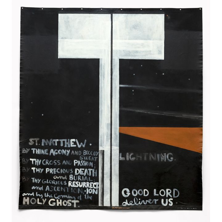 Colin McCahon 'St Matthew: Lightning'