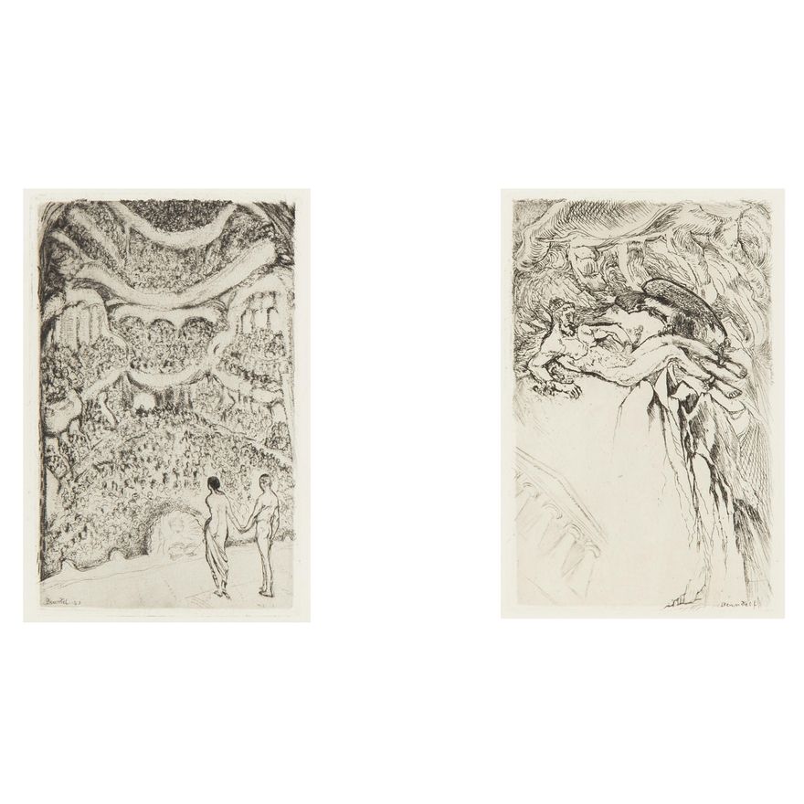 Konstanty Brandel | Para akwafort, 1929 r.