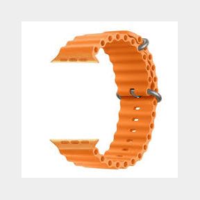 Ocean Strap Band for Apple Watch 42mm 44mm 45mm and 49mm - Orange- 51745/26589 AS B1 (S6)