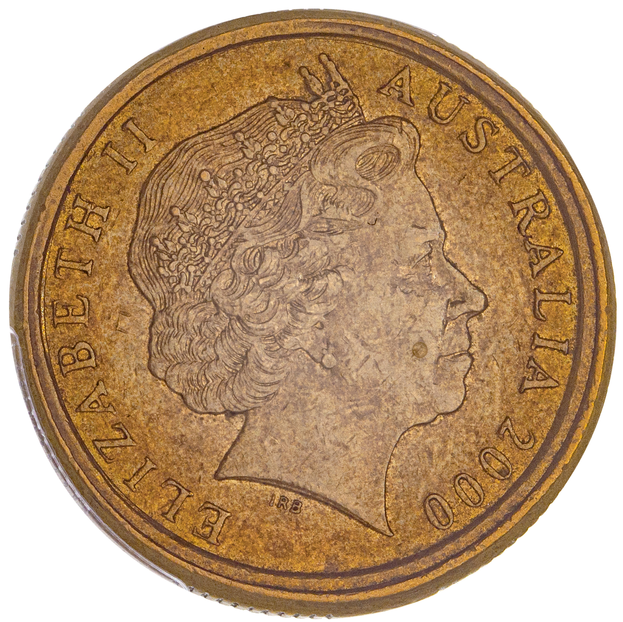 Elizabeth II, One Dollar, 2000, AU 53