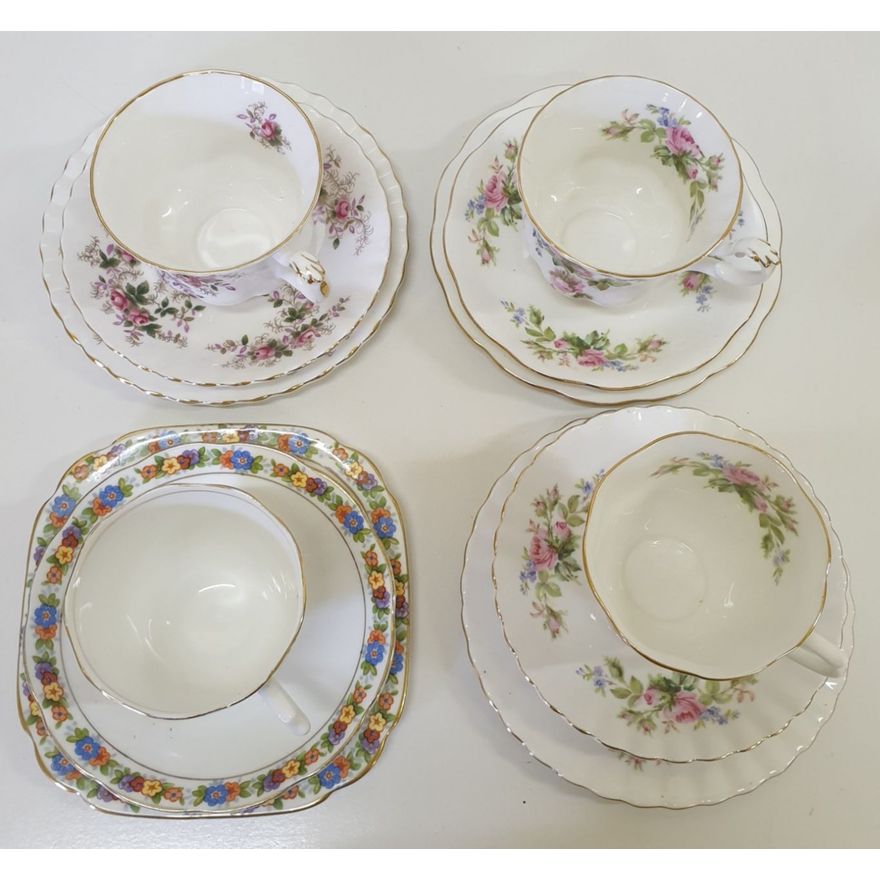 Royal Albert Trios (x4)